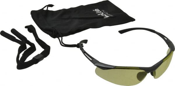 Safety Glass: Anti-Fog & Scratch-Resistant, Polycarbonate, Yellow Lenses, Full-Framed MPN:40046