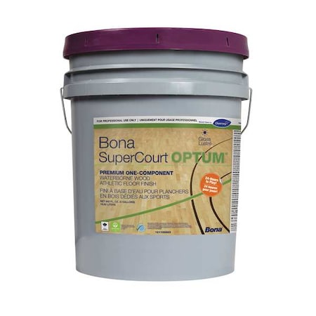 Floor Finish, High Gloss, 5 gal, Bucket MPN:101100563