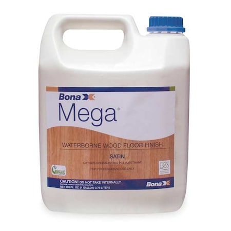 Floor Finish, Satin, 1 gal., 2 to 3 hr. MPN:WT130618001