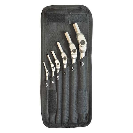 6 Piece Metric Long Handle Hex Key Set, 00010 MPN:00010