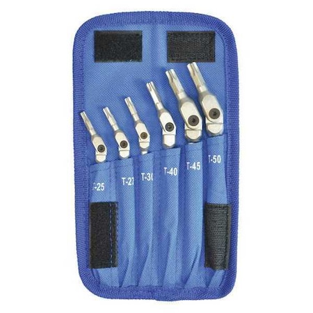 6 Piece Torx? Long Handle Torx? Key Set, 00015 MPN:00015