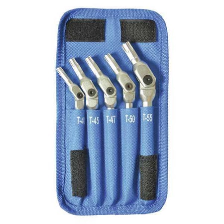 5 Piece Torx? Long Handle Torx? Key Set, 00018 MPN:00018