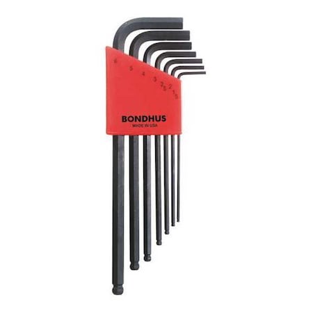 7 Piece Metric L-Shape Hex Key Set, 10992 MPN:10992
