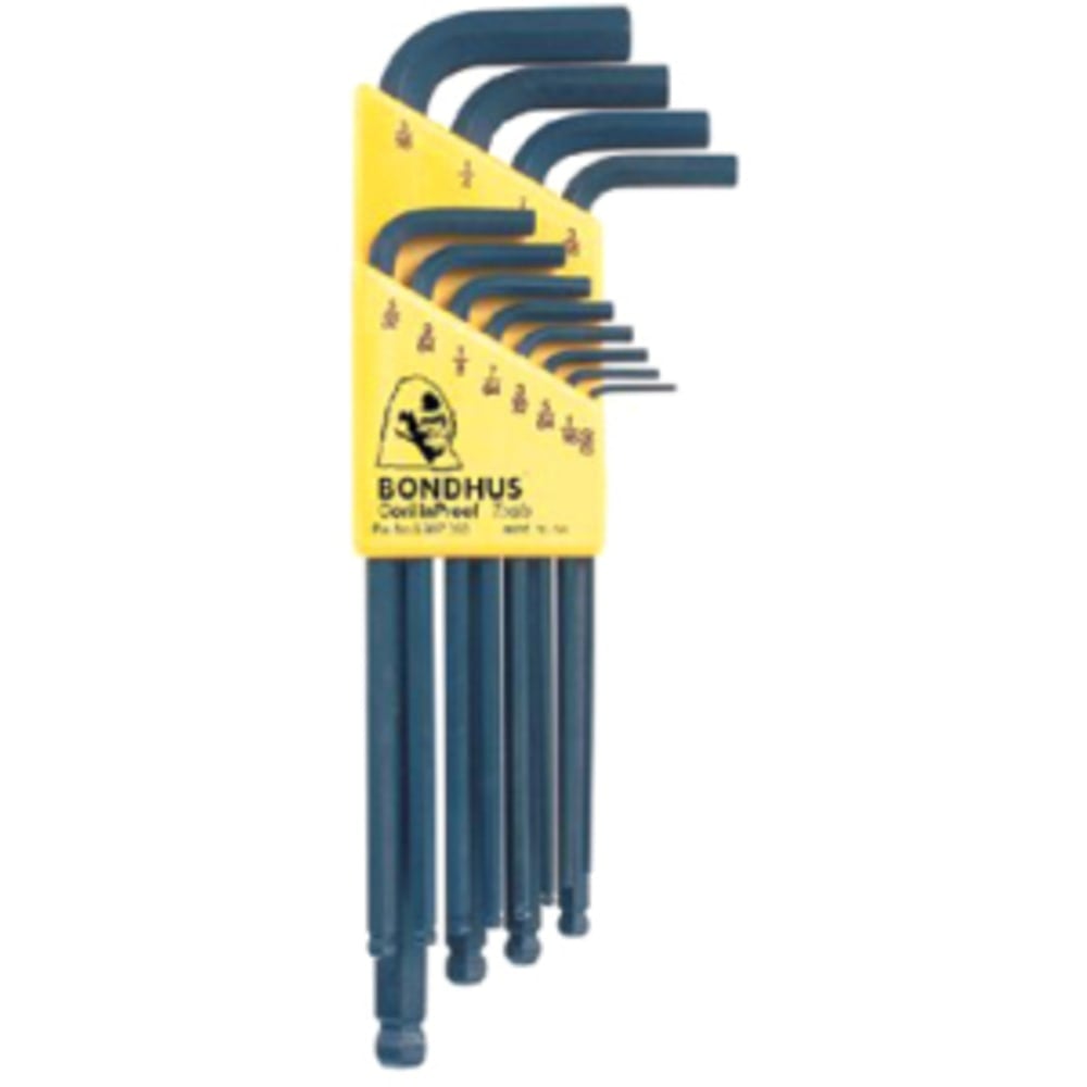 Bondhus 12-Piece Long Arm Ball End L Wrench Hex Key Set MPN:116-10936
