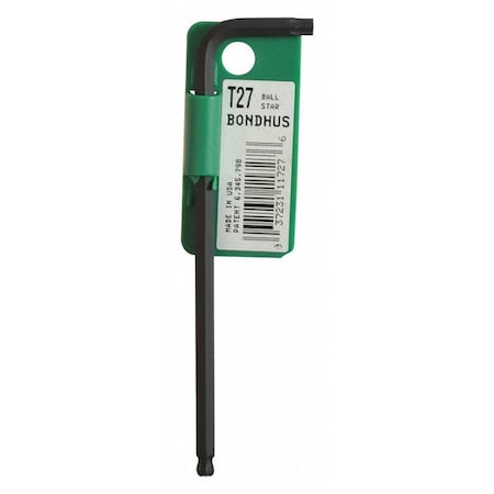 Torx® L-Shape Torx® Ball End Key Torx Key, T45 Tip Size MPN:11745