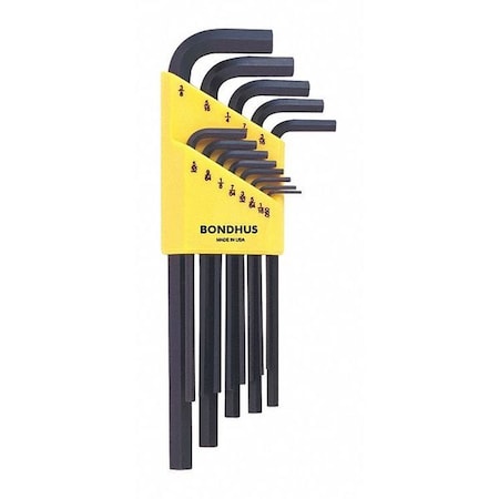 13 Piece SAE L-Shape Hex Key Set, 12137 MPN:12137