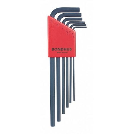 6 Piece Metric L-Shape Hex Key Set, 12146 MPN:12146