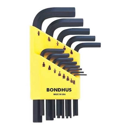 13 Piece SAE L-Shape Hex Key Set, 12237 MPN:12237