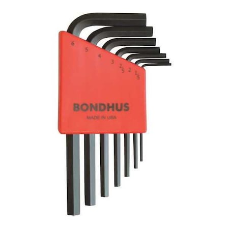 7 Piece Metric L-Shape Hex Key Set, 12292 MPN:12292