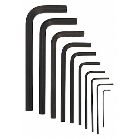 10 Piece SAE L-Shape Hex Key Set, 12338 MPN:12338