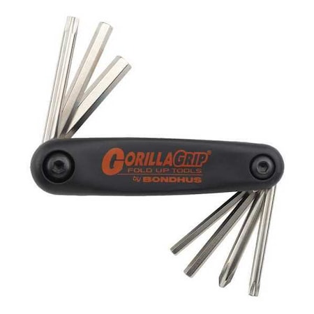 7 Piece SAE/Torx? Fold-Up Phillips/Hex/Torx? Key Set, 12531 MPN:12531