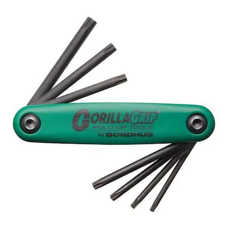 7 Piece Torx? Fold-Up Hex Key Set, 12636 MPN:12636