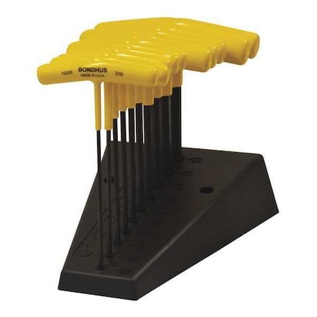 10 Piece SAE T-Shape Hex Key Set, 15290 MPN:15290
