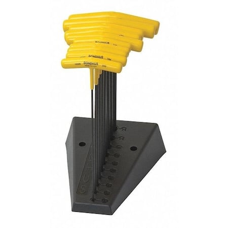 10 Piece SAE T-Shape Hex Key Set, 15390 MPN:15390