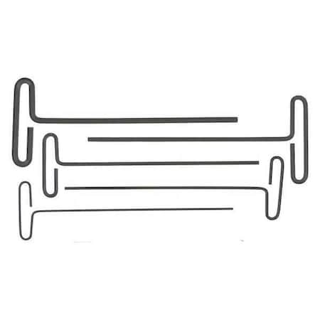 5 Piece Metric T-Shape Hex Key Set, 15548 MPN:15548
