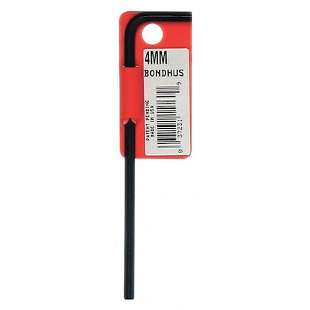 Metric L-Shape Hex Key Hex Key, 12 mm Tip Size MPN:15980