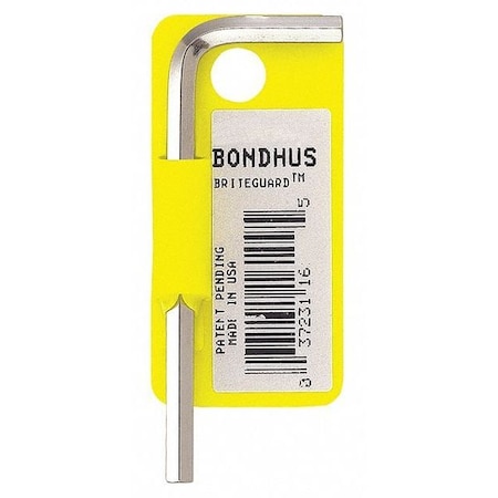 SAE L-Shape Hex Key Hex Key, 1/2