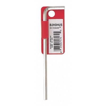 Metric L-Shape Hex Key Hex Key, 19 mm Tip Size MPN:17188