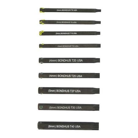 ProHold Star Bit Set, 9 pcs MPN:22491