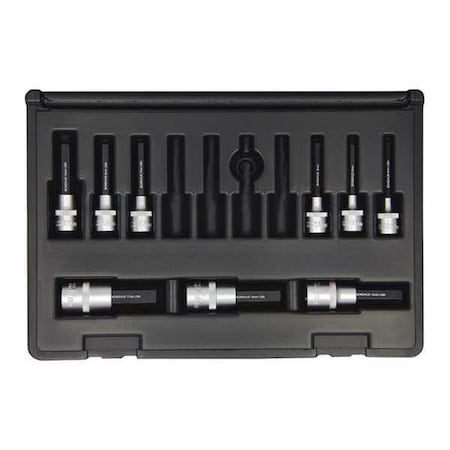 Prohold Hex Bits 2In, Metric, 9pcs MPN:30298