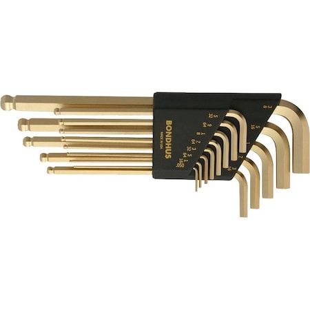 Metric L-Shape Ball Hex Key Hex Key, 11 mm Tip Size MPN:38078