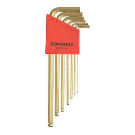 7 Piece Metric L-Shape Hex Key Set, 38092 MPN:38092