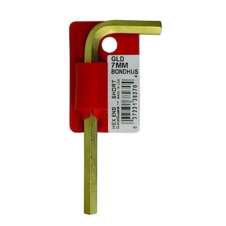 Metric L-Shape Hex Key Hex Key, 12 mm Tip Size MPN:38280