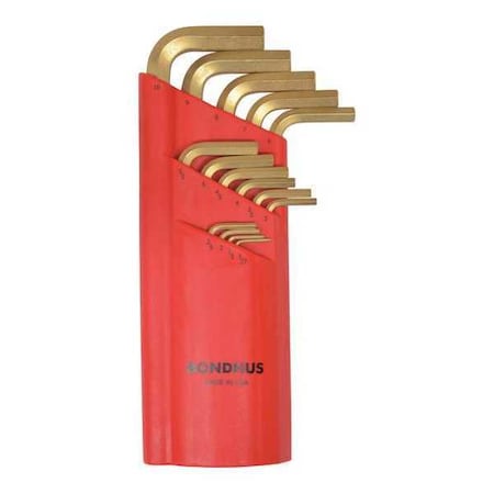 15 Piece Metric L-Shape Hex Key Set, 39195 MPN:39195