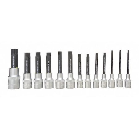 Star Tip Socket Bit Set, Torx, 13 pcs MPN:44037