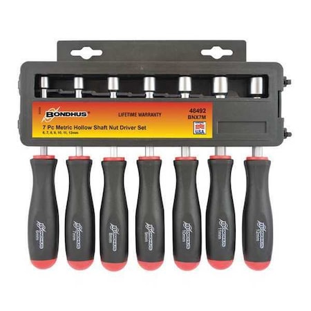 Set 7 Hollow Shaft Nut Driver MPN:48492