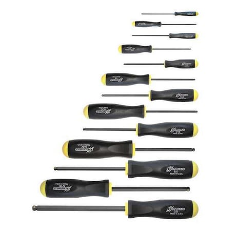 Set 13 Prohold Ball End Screwdrivers MPN:74637