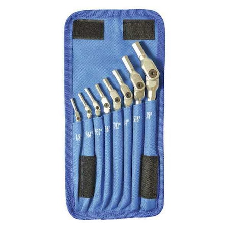 8 Piece SAE Long Handle Hex Key Set, HP8-IC-17 MPN:HP8-IC-17