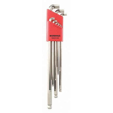 9 Piece Stubby Balldriver L Key Set w/Brite Guar MPN:16799