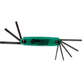 Bondhus 12638 Set 8 Tamper Resistant Tip Fold-up Tools TR9-TR40 12638