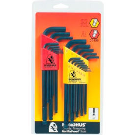 Bondhus 20199 22PC. Balldriver SAE & Metric Hex Key Set 20199