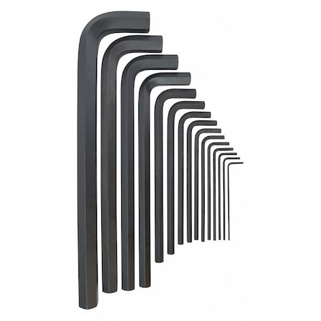 Set 15 Hex Key Set LONG5/64-3/4