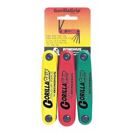 Gorilla Grip Fold-Up Tool Set Triple Pack MPN:12533