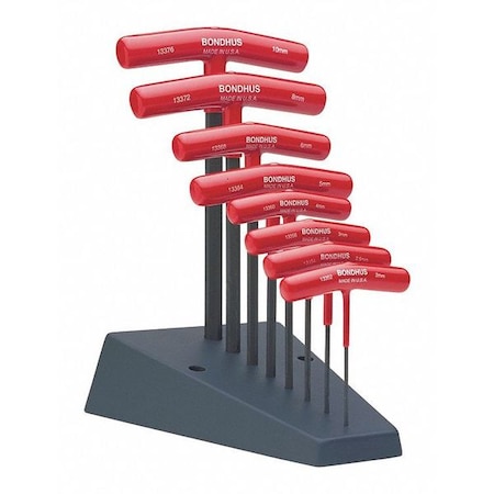 8 Pc Metric T Handle w/Stand 2-10 Mm MPN:13389
