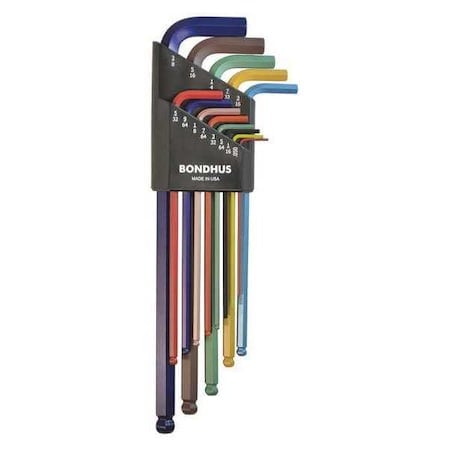Set 13 Colorguard Ball End L-Wrenches MPN:69637