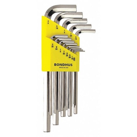 Set 13 Briteguard Platedhex L-Wrenches .050-3/8 MPN:16137