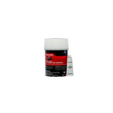 Body Filler With Hardener, 1 qt Size, Paste, Light Gray MPN:OR-QT-ES