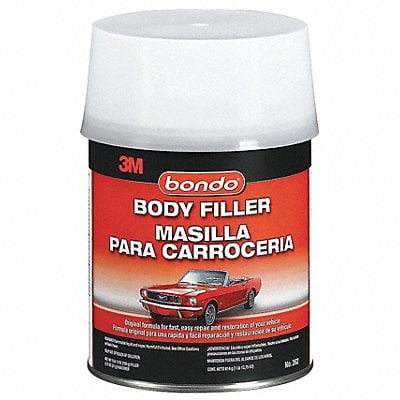 Body Filler W Hardener Paste 1 Qt Gray MPN:262