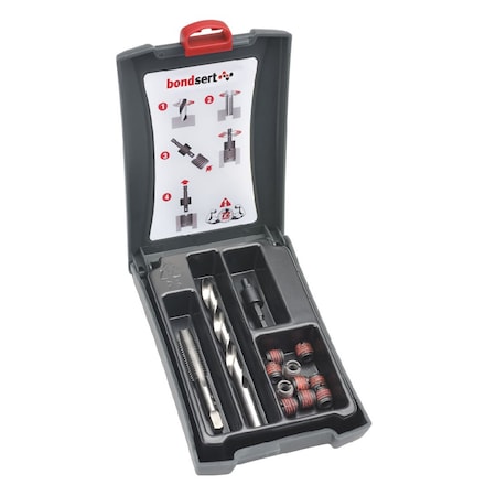 Thread Repair Kit, Self Locking Thread Inserts, Carbon Steel MPN:3320-5.00TWMK