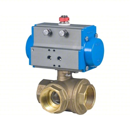 Pneumatic Three-Way Ball Valve MPN:8P0129LF-1/2-C1