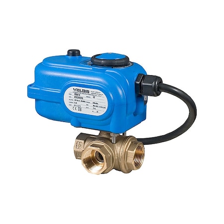 Electrically Three-Way Ball Valve MPN:8E865LF-002-1/4