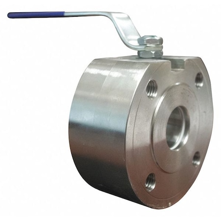 Manual 2-Way Ball Valve, Flange, 316 SS MPN:720016-11/4