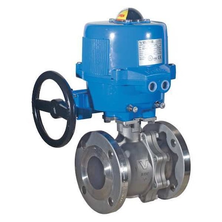 Electric Actuated, SS Flanged, Ball Valve MPN:M8E766000-002-2