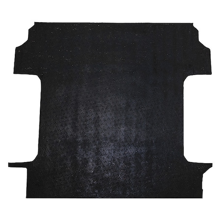 Truck Bed Mat, Black, Unfinished, Rubber MPN:TM665BAGGED
