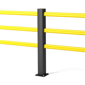 Boplan® Polymer Safety Barrier Guardrail HP Plus Additional 3'L Yellow PPAS-HP112-0915-MP