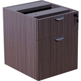 Boss 2 Hanging Pedestal - 3/4 Box/File - Driftwood N108-DW